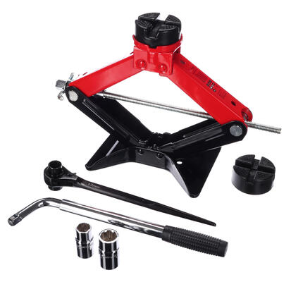 Nůžkový zvedák s ráčnou SX SCISSOR JACK WIDE PAD 2,5T SIXTOL