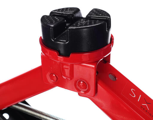 Nůžkový zvedák s ráčnou SX SCISSOR JACK WIDE PAD 2,5T SIXTOL