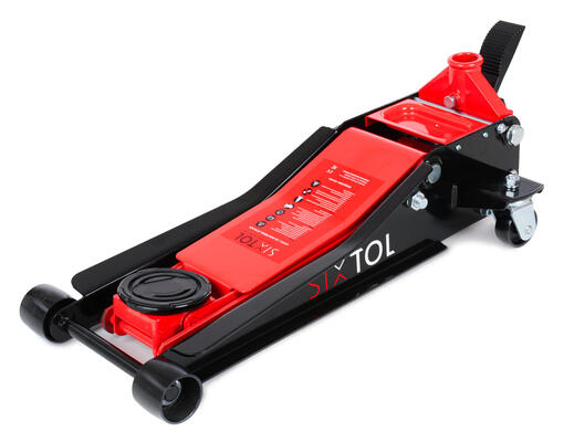 Pojízdný hydraulický zvedák heavy-duty 3T nízkoprofilový, s pedálem SX JACK PEDAL 3T BLACK SIXTOL