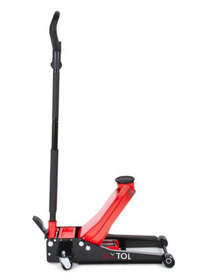 Pojízdný hydraulický zvedák heavy-duty 3T nízkoprofilový, s pedálem SX JACK PEDAL 3T BLACK SIXTOL