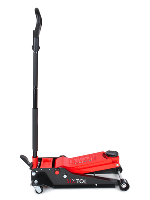 Pojízdný hydraulický zvedák heavy-duty 4T nízkoprofilový, s pedálem SX JACK PEDAL 4T BLACK SIXTOL