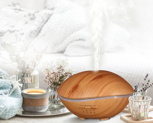 Aroma difuzer Stone světlé dřevo 500ml SIXTOL