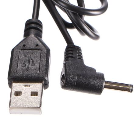 Náhradní napájecí USB kabel DC jack 3,5x1,35mm, pro difuzéry Flower a Ball SIXTOL
