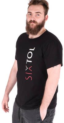 Tričko pánské T-SHIRT, černá, velikost XL, 100% bavlna SIXTOL