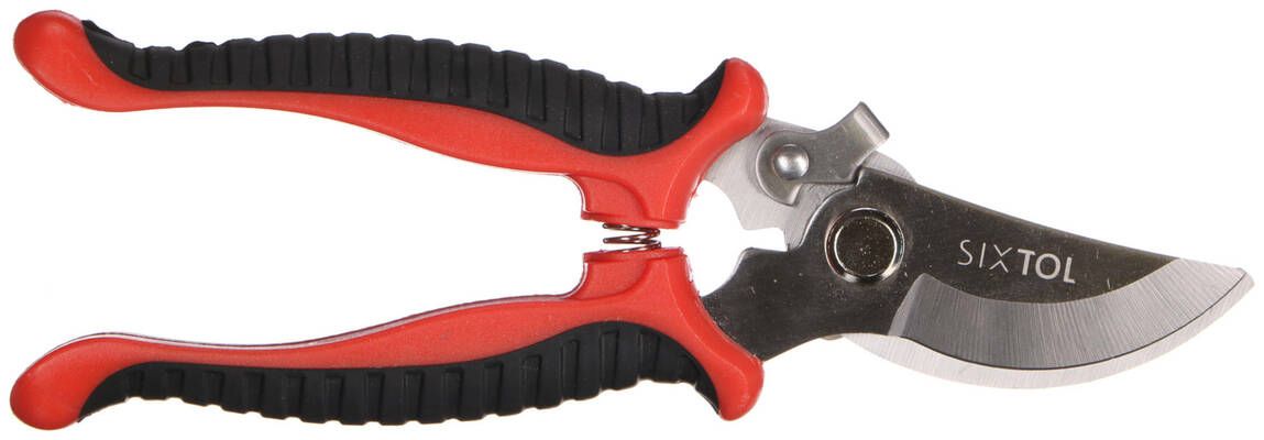 Zahradní nůžky, délka 190 mm, ergonomická rukojeť SIXTOL