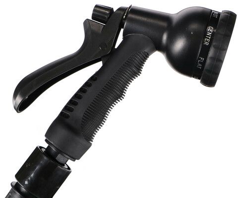 Smršťovací zahradní hadice FLEXI 1, 5-15m, 1/2", 3vrstvý latex, černá + stříkací pistole SIXTOL