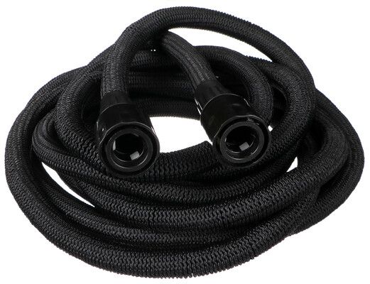 Smršťovací zahradní hadice FLEXI 1, 5-15m, 1/2", 3vrstvý latex, černá + stříkací pistole SIXTOL