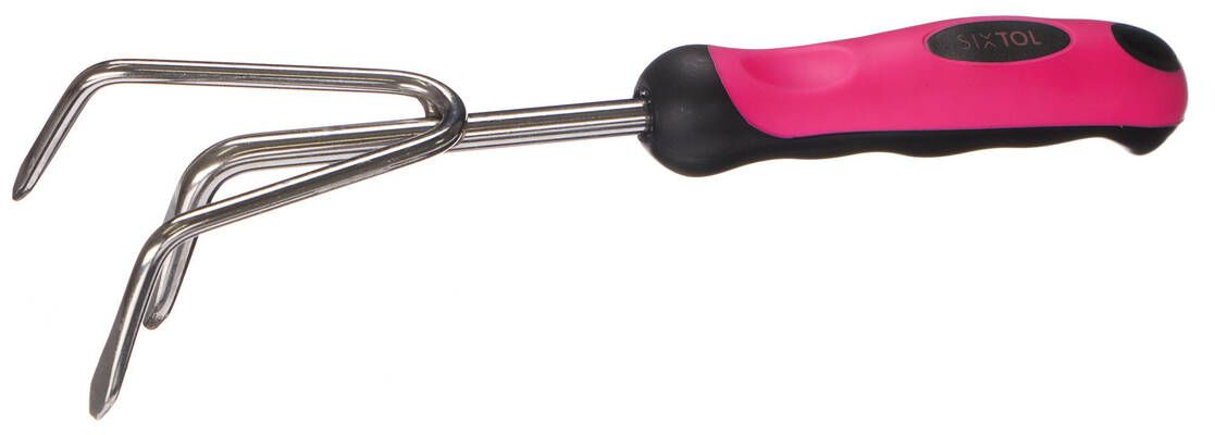 Ruční kultivátor GARDEN PINK ONE, nerez, 28cm SIXTOL