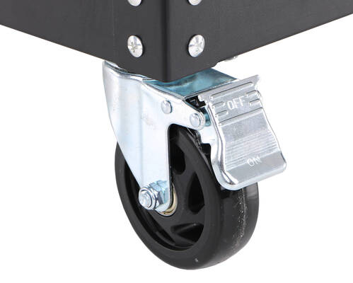 Dílenský vozík na nářadí MECHANIC TROLLEY JASON, 3 šuplíky, 1 police SIXTOL