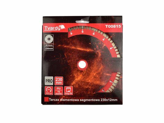 Segmentový diamantový kotouč 230x12mm GEKO