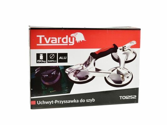 Přísavka na sklo a obklady, hliníková 3x125mm GEKO