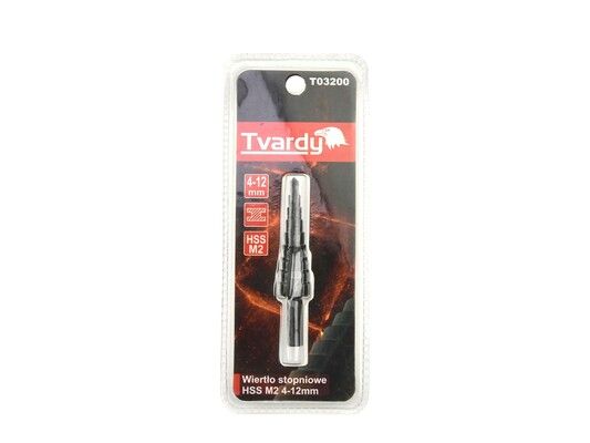 HSS stupňovitý vrták M2 TiAlN 4-12mm GEKO