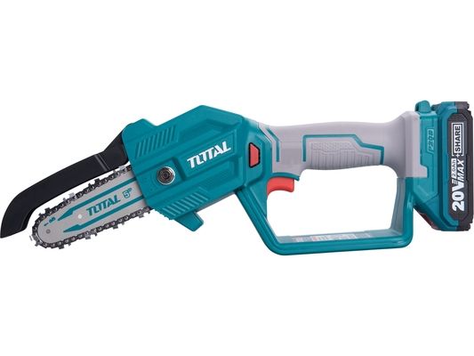 Řetězová pila AKU, MINI, 20V Li-ion, 2000mAh, bez baterie a nabíječky TOTAL-TOOLS