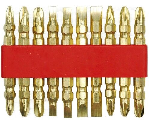 Sada bitů 10 ks GOLD TOYA