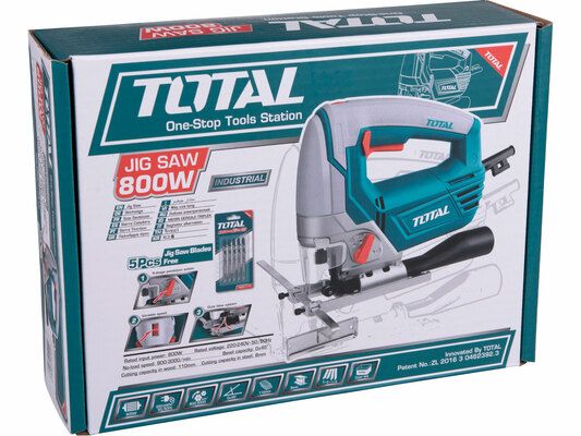 Pila přímočará, 800W, industrial TOTAL-TOOLS