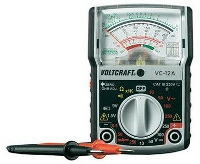 Analogový multimetr Voltcraft VC-12A