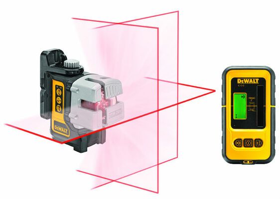 Samonivelační křížový laser s přijímačem DeWALT DW089KD