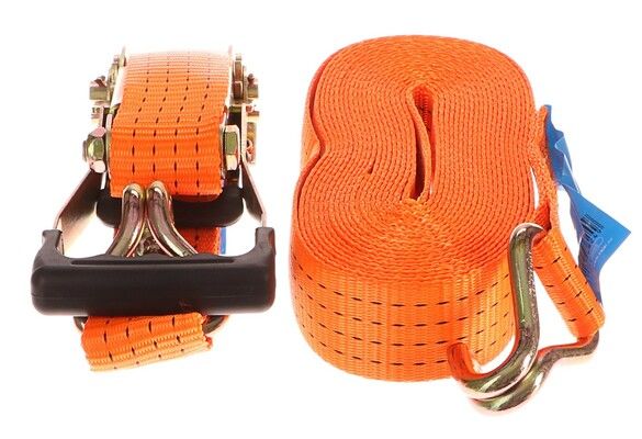 Pás upínací ráčnový s háky, 10m x 50mm, max. 4000kg, PES EXTOL-PREMIUM