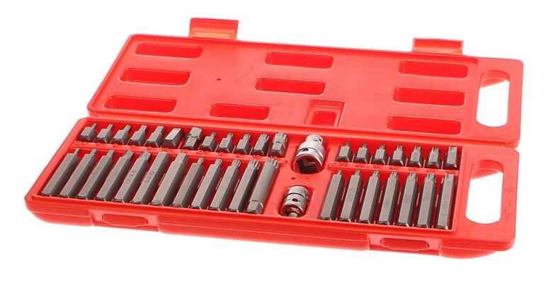 Hroty HEX-TORX-XZN, sada 40ks, CrV EXTOL-PREMIUM