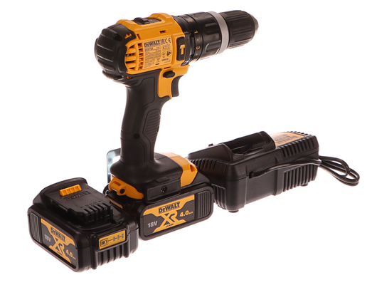 Příklepová vrtačka/šroubovák aku, 2x4.0Ah, 18V XR Li-Ion, DeWALT DCD785M2