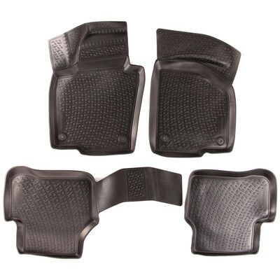 Gumové koberce Volkswagen Passat (CC / B6 / B7 35) (05-15)  (3D) SIXTOL