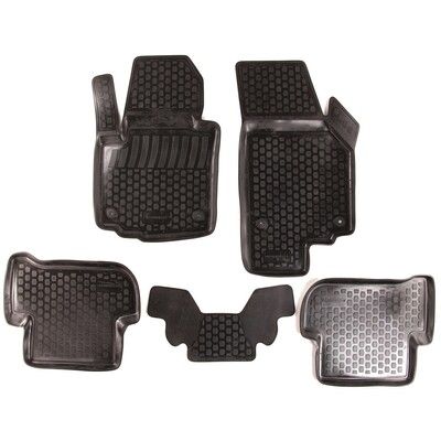 Gumové koberce Škoda Yeti (5L) (09-)  (2D) SIXTOL