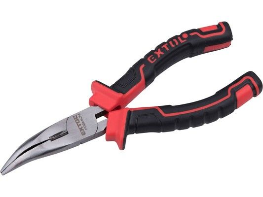Kleště půlkulaté zahnuté, 160mm EXTOL-PREMIUM