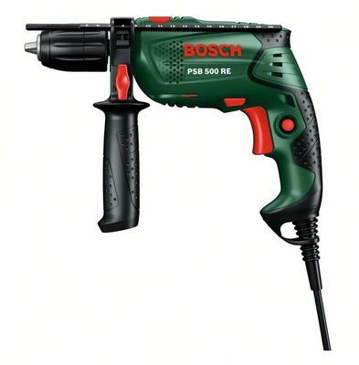 Vrtačka příklepová Bosch PSB 500 RE - kufr, 0603127020