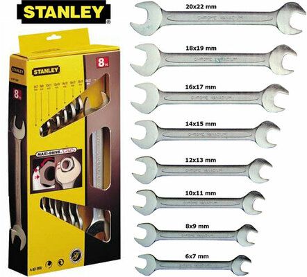 Sada klíčů 8dílná oboustranných MaxiDrive STANLEY 4-87-052