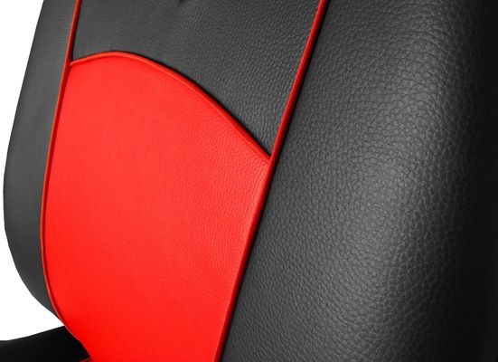 Autopotahy kožené Tuning černočervené SIXTOL