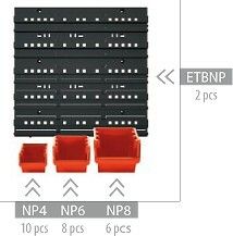 Závěsný organizér/držák s 24 boxy NTBNP2 ORDERLINE PROSPERPLAST