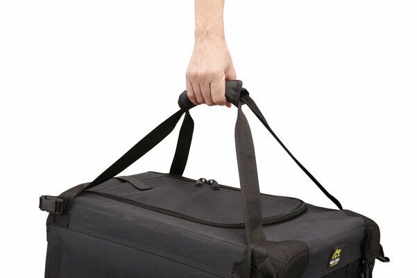 Maelson Soft Kennel Nylonová přepravka černo-šedá XS 52x33x33