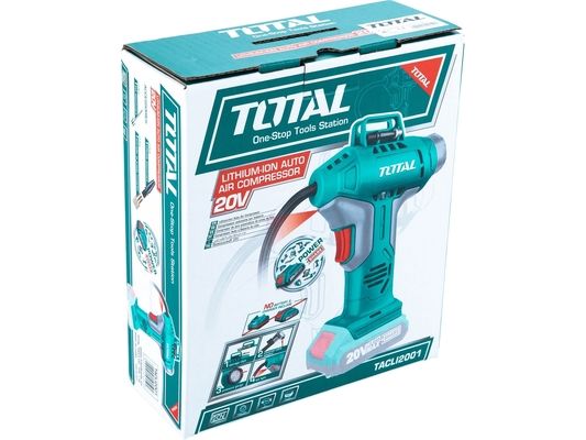 Kompresor AKU, 20V Li-ion, bez baterie a nabíječky TOTAL TOOLS