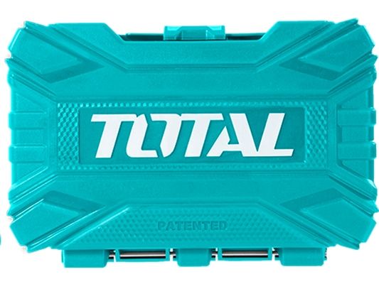 Vrtáky a hroty, sada 45ks, industrial TOTAL TOOLS