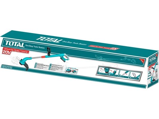 Sekačka strunová AKU, 20V Li-ion, bez baterie a nabíječky TOTAL TOOLS