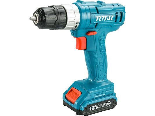 Vrtací šroubovák AKU 12V Li-ion s nářadím, sada 128ks TOTAL-TOOLS