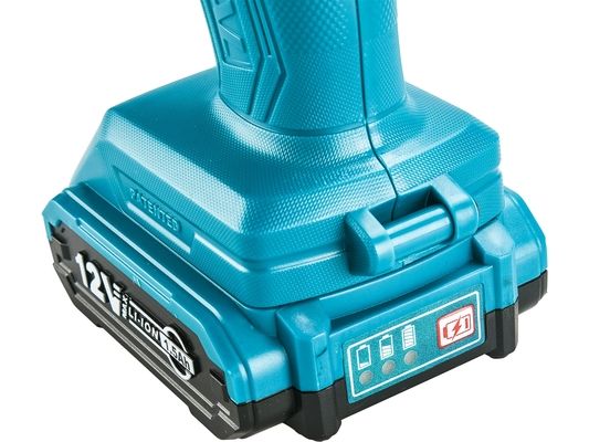 Vrtací šroubovák AKU 12V Li-ion s nářadím, sada 128ks TOTAL-TOOLS