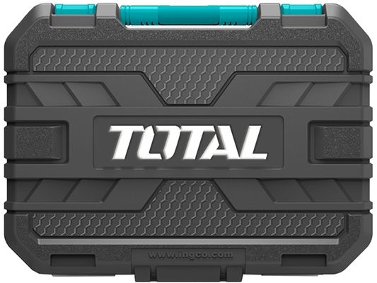 Vrtačka s příklepem a nářadím, 680W, 115ks TOTAL-TOOLS