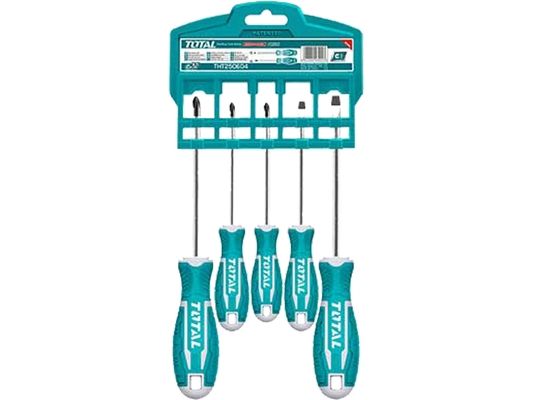 Šroubováky, sada 5ks, CrV TOTAL-TOOLS