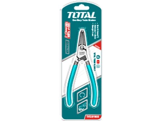 Kleště na pojistné kroužky rovné, 180mm, industrial TOTAL-TOOLS
