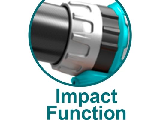 Vrtací šroubovák aku s příklepem, Brushless, 2000mAh, industrial TOTAL-TOOLS