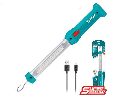 Světlo pracovní, 300lm, USB nabíjení TOTAL-TOOLS