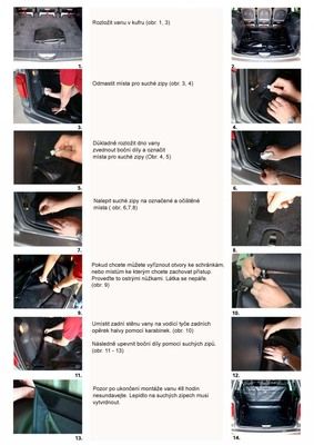 Vana do kufru Volvo V40, od r. 1998-2004, BOOT- PROFI CODURA SIXTOL