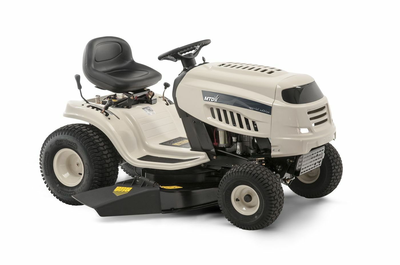 DL 96 T - TRAVNÍ TRAKTOR S BOČNÍM VÝHOZEM A 6ST. PŘEVODOVKOU TRANSMATIC
