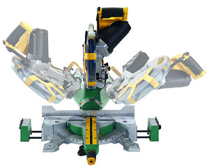 MS 305 DB - pokosová pila 305 mm s potahem, laserem a oboustranným nastavením náklonu