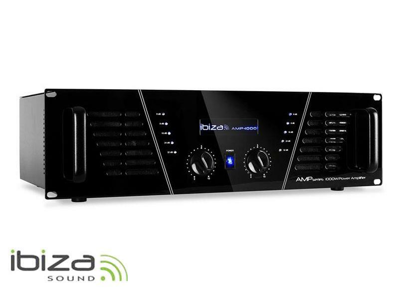 Zesilovač IBIZA 2x800W AMP1000 černý