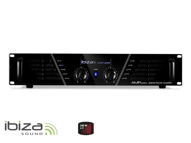 Zesilovač IBIZA 2x240W AMP300 černý