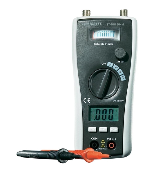 Digitální multimetr s měřením síly satelitního signálu Voltcraft ST-100 DMM