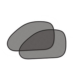 Clona sluneční černá, tvarovaná, 2 přísavky, COMPASS